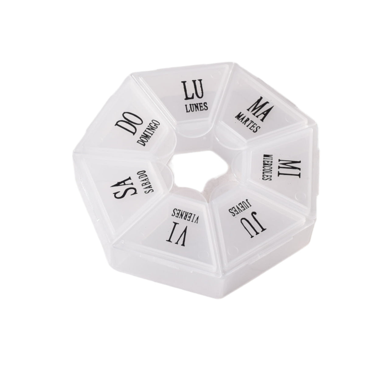 organizador de pastillas dim:7x7