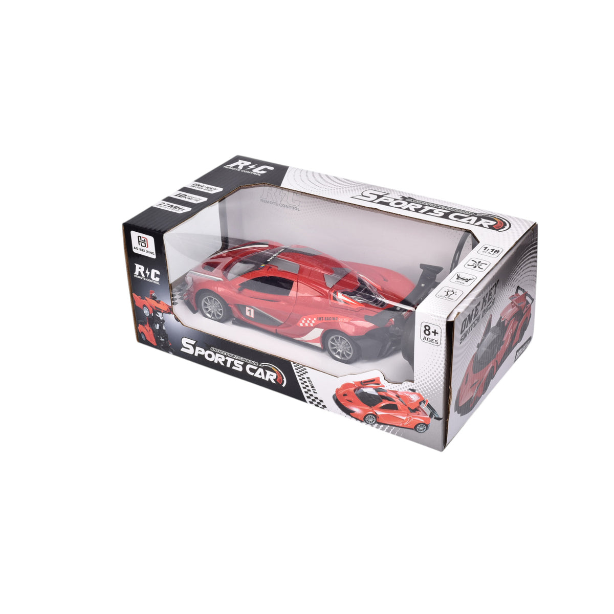 juguete carro con control remoto plastico dim:30x16x12