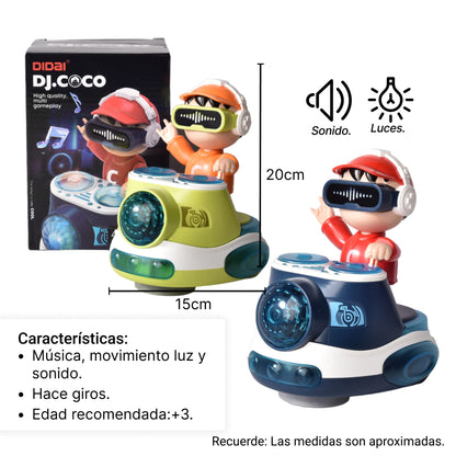 JUGUETE  DJ PLASTICO CON MOVIMIENTO LUCES Y SONIDO