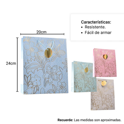 BOLSA REGALO EN PAPEL MUJER TAMAÑO (S) PEQUEÑO