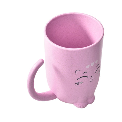 MUG TAZAS PARA NIÑOS NIÑAS FIBRA DE TRIGO DIM:10*7CM