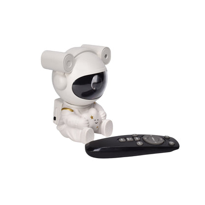 PROYECTOR CON CABLE USB RECARGABLE FORMA ASTRONAUTA PLASTICO