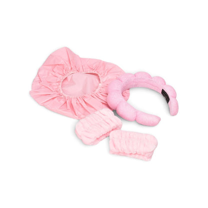 SET DE BALACA Y MUÑEQUERAS PARA SKINCARE
