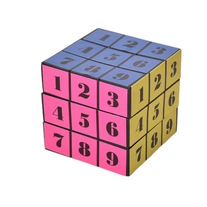 CUBO SHOK PLASTICO+METAL FORMA DE CUBO DIM:9X15X5