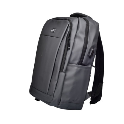 MALETA MORRAL POLIESTER NEGRO Y GRIS DIM:44X32X14