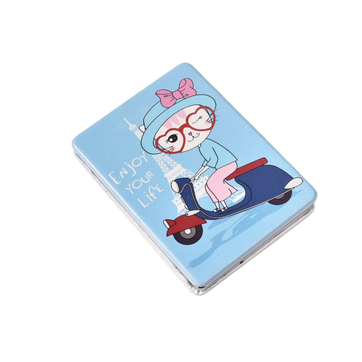 espejo plastico cartera dim:6cm