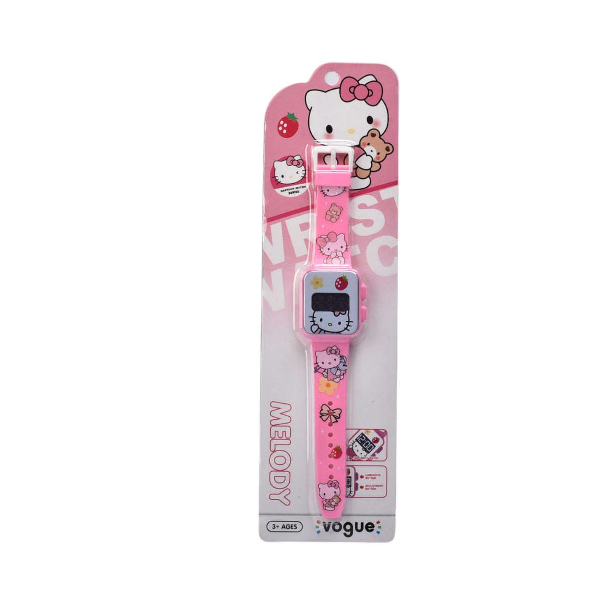 reloj juguete niños plastico personaje dim:27x7x2
