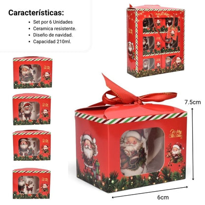 MUG POCILLO CERAMICA NAVIDAD 210ML