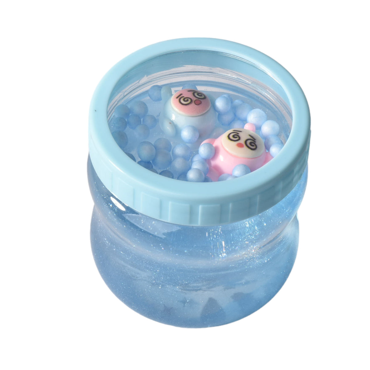 slime con pepitas escarchado gel moldeable dim:7cm
