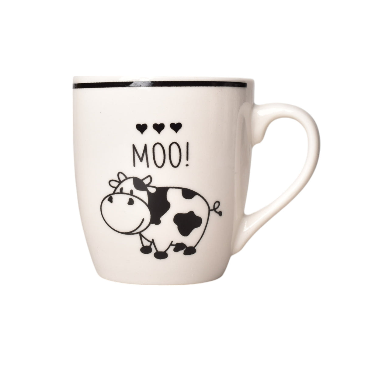 mug pocillo ceramica diseño de vacas 200ml dim:7x7x8