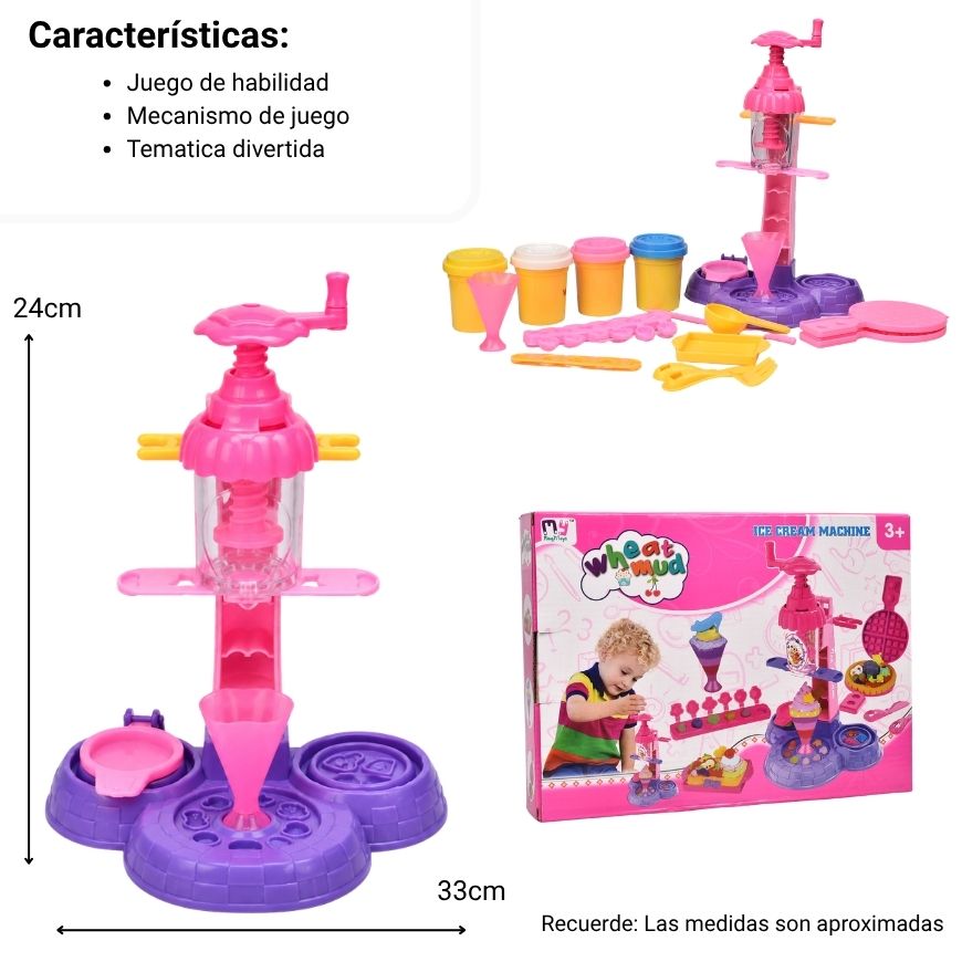 fabrica helados magicos dim:  33.5*5.8*24.5cm