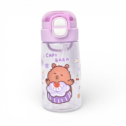 BOTELLA DE AGUA 500ML CAPYBARA PLASTICO DIM:7X7X18