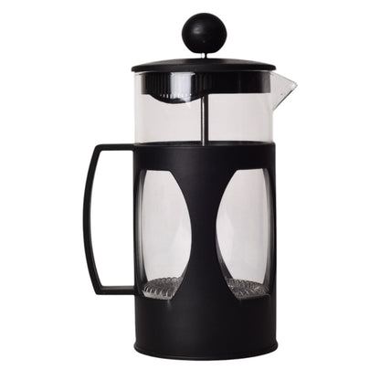 CAFETERA PRENSA FRANCESA PLASTICO Y VIDRIO 600ml DIM:9*9*18
