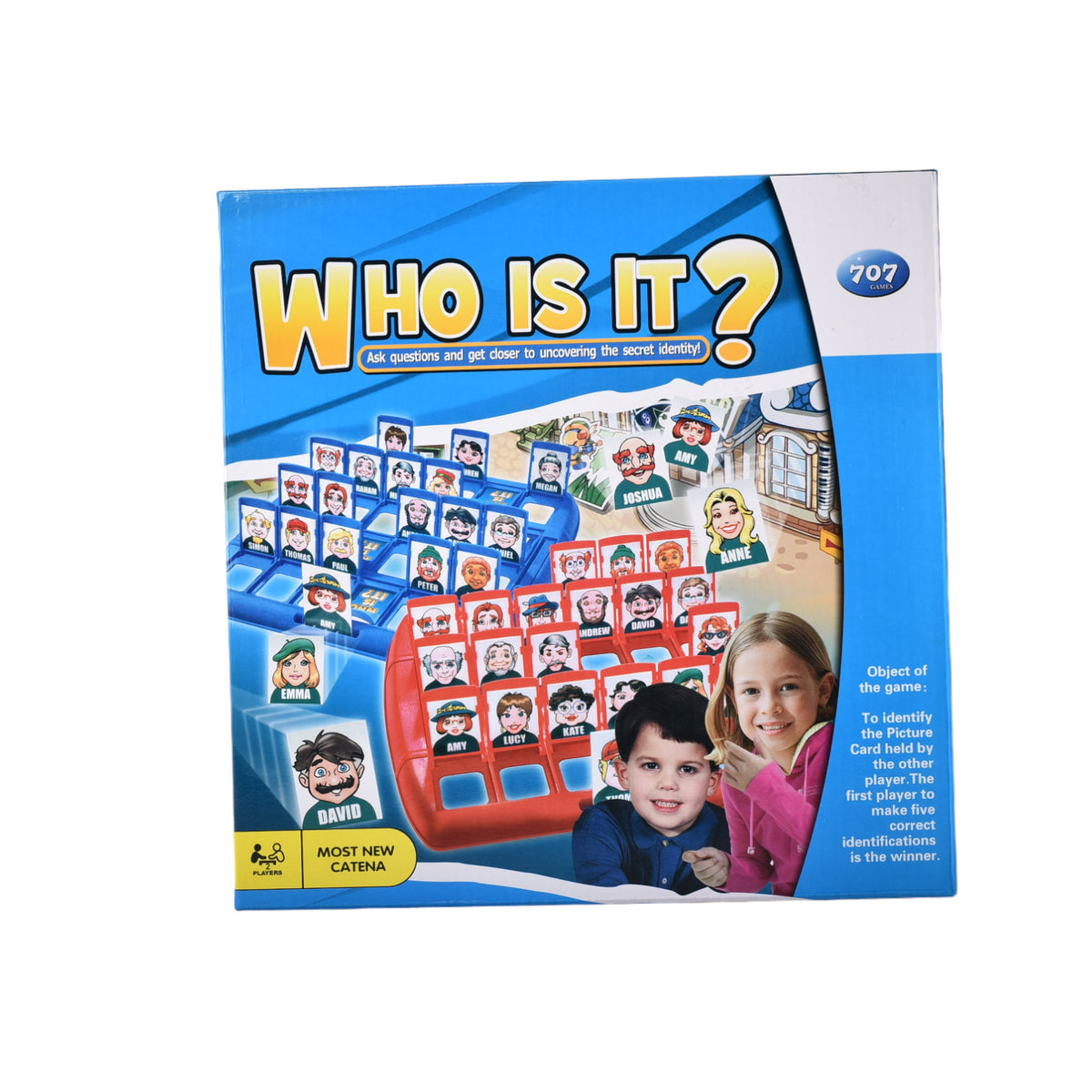 juego de mesa adivina quien?  didactico familiar dim:27x27x5