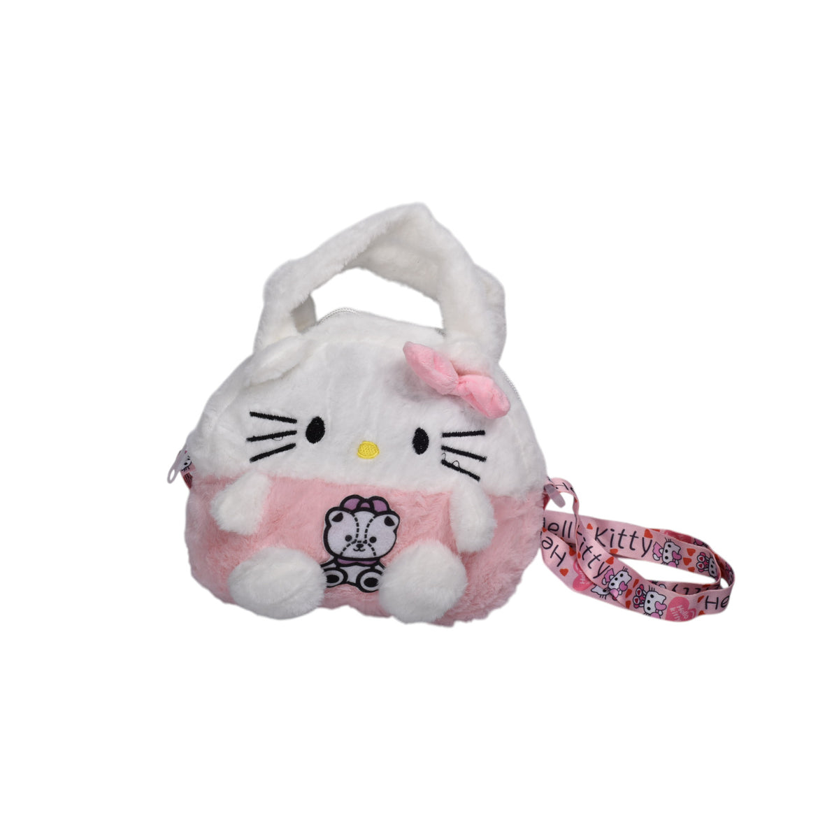 bolso cartera personaje niña de peluche