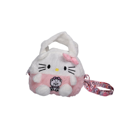 BOLSO CARTERA PERSONAJE NIÑA DE PELUCHE