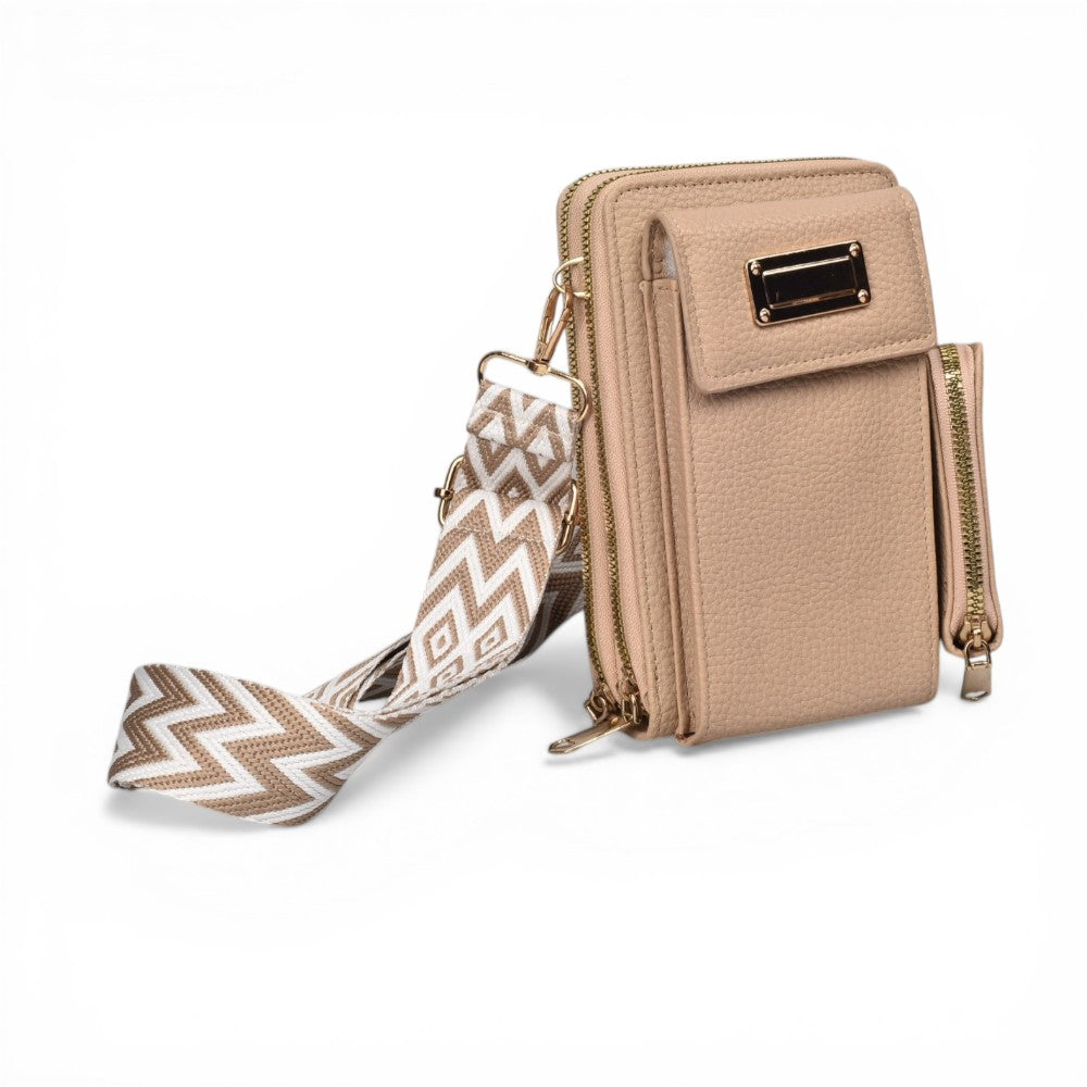 bolso para dama sintetico con monedero dim: 11x18x7
