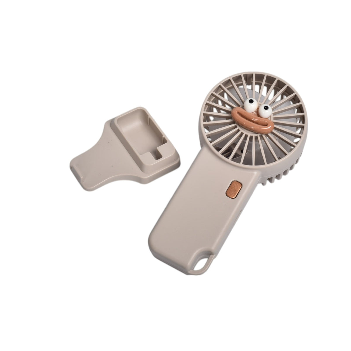ventilador redondo plastico recargable dim:12x6x3