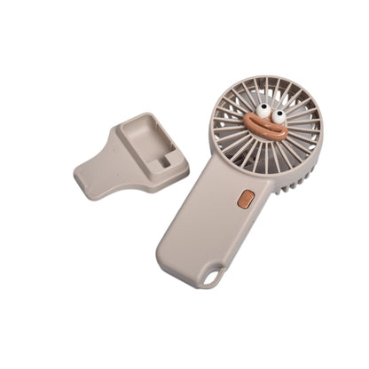 VENTILADOR REDONDO PLASTICO RECARGABLE DIM:12X6X3