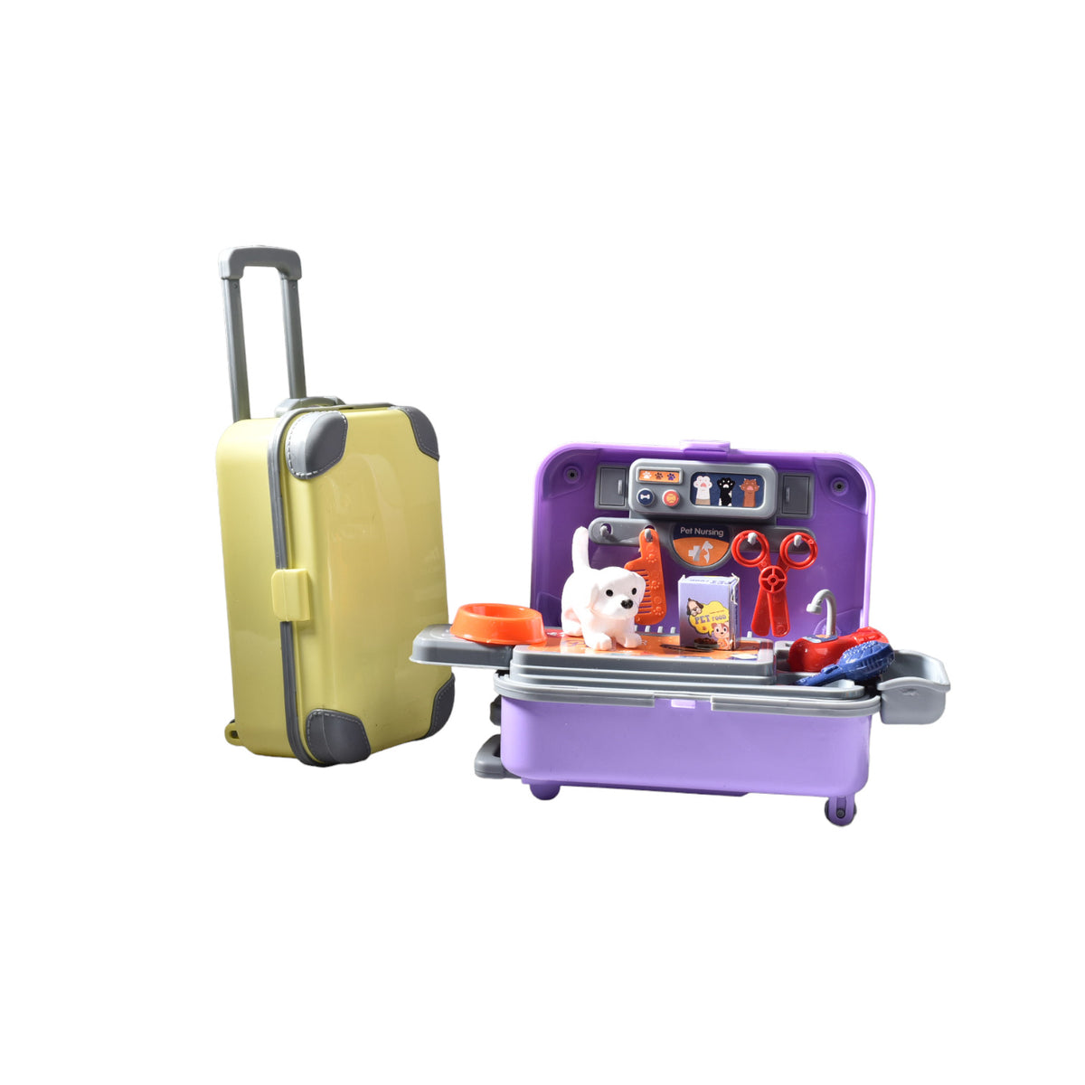 set medico veterinario maleta niños dim:14x9x6