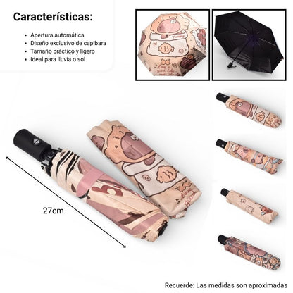 SOMBRILLA AUTOMATICA  CAPYBARA DIM:28X6X6
