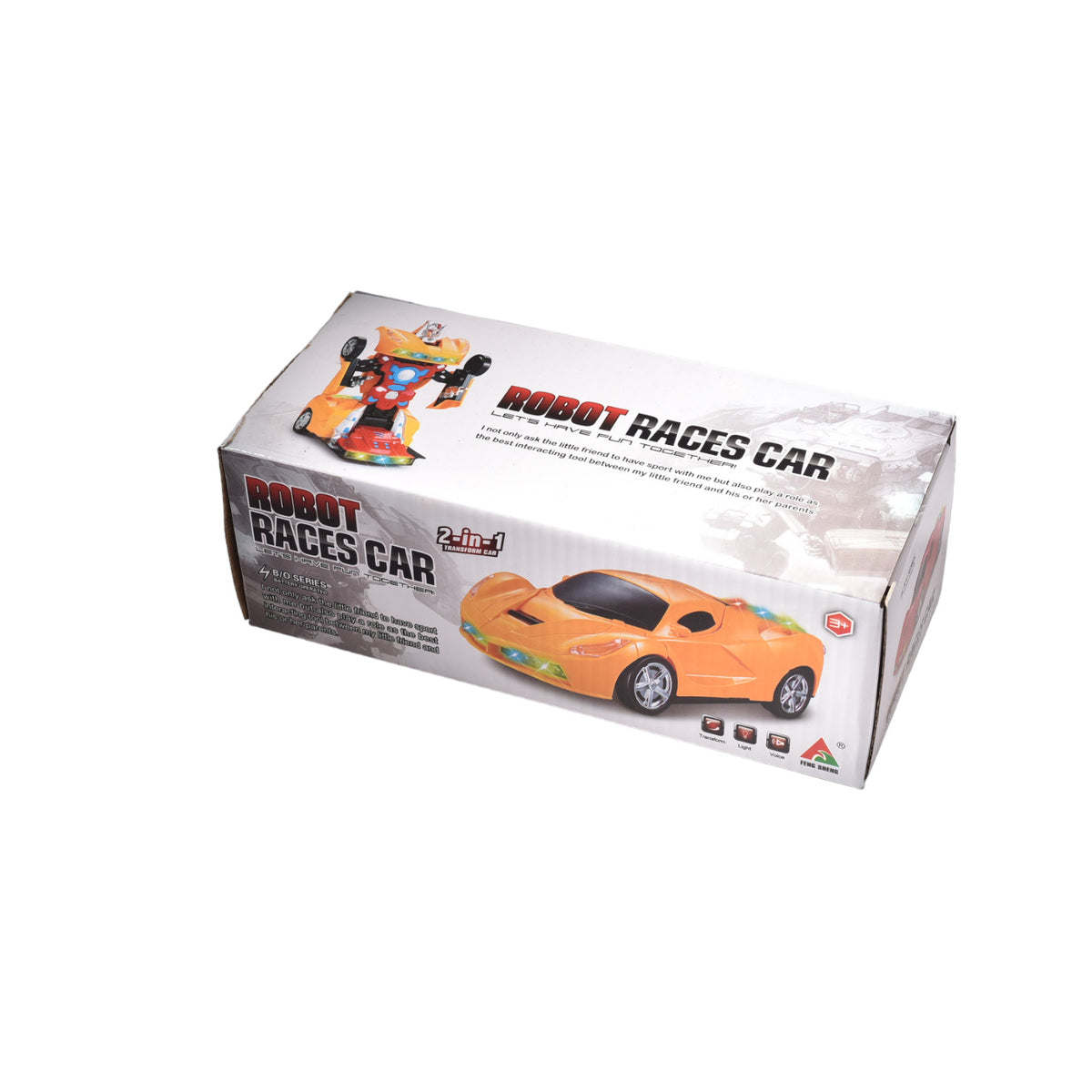carro robot juguete niños transformable