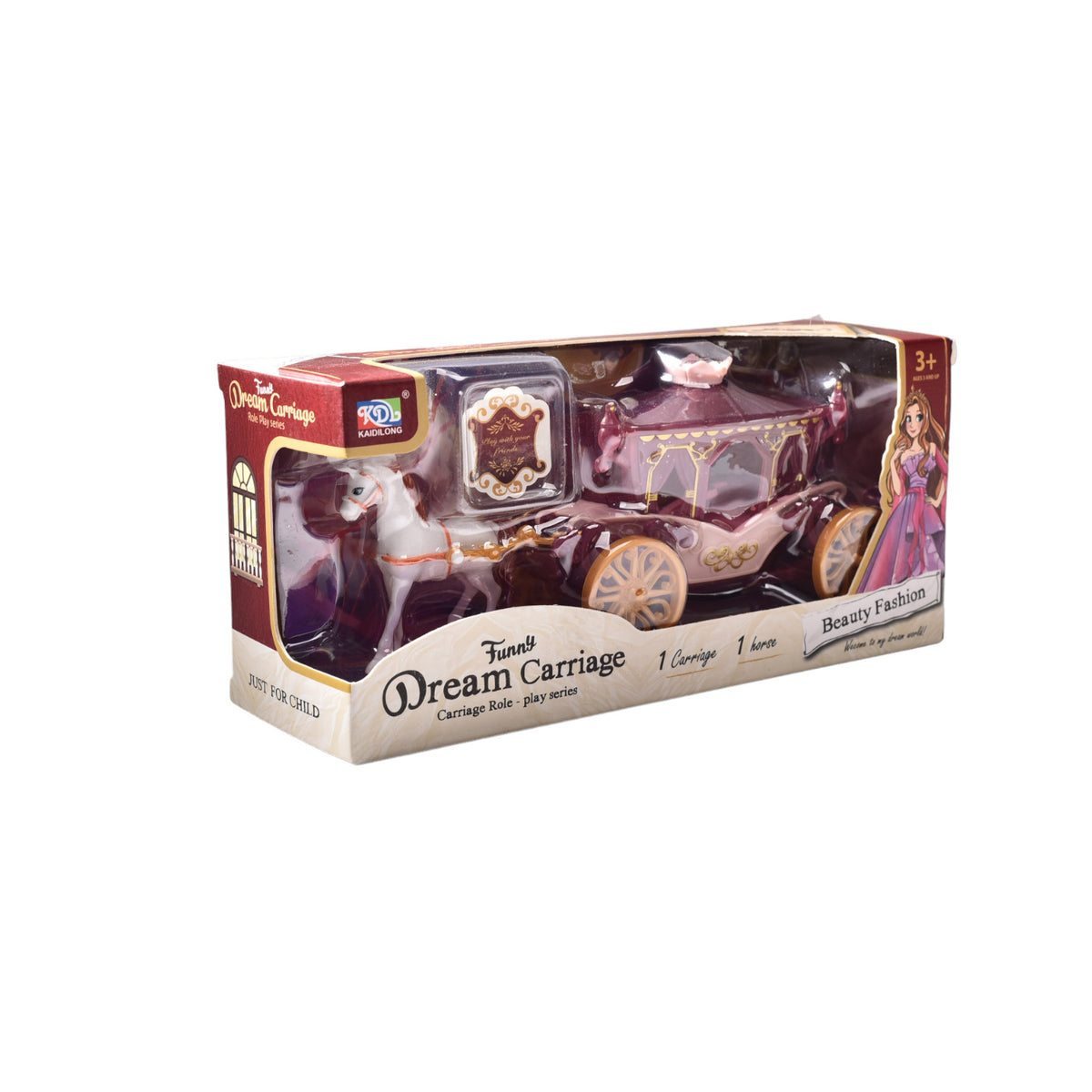 carruaje de muñecas para niñas dim: 23x11x7